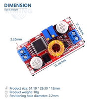 XL4015 Power Module Lithium Ion Battery Constant Current Voltage Regulator Large Current 5A