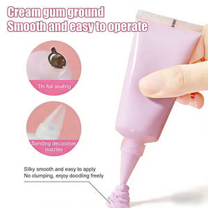 Kit de Manualidades DIY, Decoraciones de Comida de Juguete con Pegamento en Crema para Niños, Kit de Decoración de Pasteles de Crema, Set de Arte Infantil OEM - Product Image 6