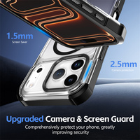 Étui de téléphone magnétique à chargement sans fil de haute qualité, design luxueux, respectueux de la peau, protection antichoc en TPU PC pour Tecno Spark G03