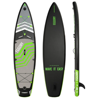 Planche de paddle gonflable de haute qualité 12,6' Stand up Paddle Board avec ailerons