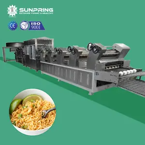 Sunpring Gefrituurde Instant Noodle Productielijn Instant Noedels Maken Machine Automatische Snelle Instant Noedels Productlijn