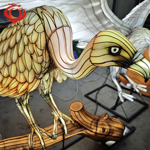 Lanternes LED en soie extérieures chinoises-Lumières de Noël d'Halloween certifiées CE imperméables - Product Image 1