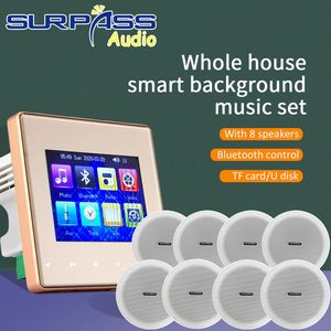 Pw425f + CR620 Màn Hình Cảm Ứng Stereo Nhà Thông Minh Hệ Thống Âm Thanh 25 Watts Trong Tường Gắn Kết Khuếch Đại 6.5 Inch Loa Trần Combo - Product Image 6