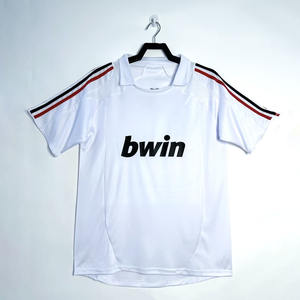 <span class=keywords><strong>Camiseta</strong></span> de Fútbol Retro Personalizada, Versión Aficionado 07-09, Logotipo Bordado Personalizado, Transpirable, de Alta Calidad - Product Image 1