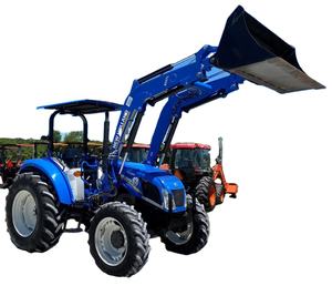 Tractor 4X4 74hp New Holland T4.75 con cargador frontal disponible para la venta - Product Image 1
