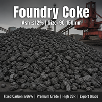 Coke de fonderie à haute teneur en carbone fixe de qualité supérieure avec faible humidité pour la fusion du fonte et les travaux de fonderie