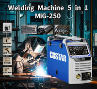Machine à souder MIG 6 en 1, 250 ampères, au prix minimum pour une machine à souder MIG Arc Captain 220V