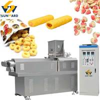 Machine de traitement de snacks soufflés haute capacité, extrudeuse de snacks soufflés de maïs et de riz, machine à souffler le maïs