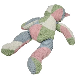 A693 personalizzato Patchwork di ciniglia peluche orsacchiotto di peluche colori pastello all'ingrosso peluche morbido giocattolo personalizzato Chunky ciniglia animali di peluche - Product Image 2