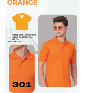 T-shirt en piqué de coton doux et durable de qualité supérieure, respirant, pour un usage quotidien et un style décontracté, 240 GSM - Product Image 3