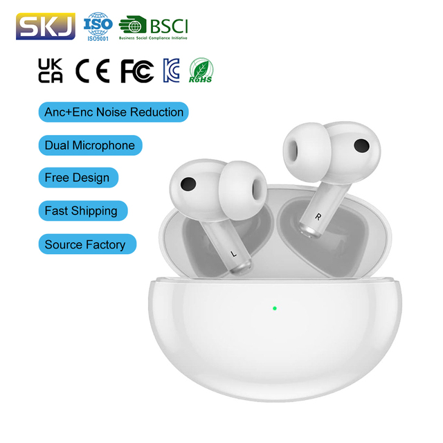 Wholesale In-Ear ANC Earbuds JL Chipset LED Indicator Dual Mic IPX-4 Waterproof Low Latency for 5.3 Type-C Wireless Sports