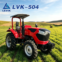 Tracteur agricole 4x4 de 50 CV, essieu renforcé, performances stables pour les travaux en verger et en ferme