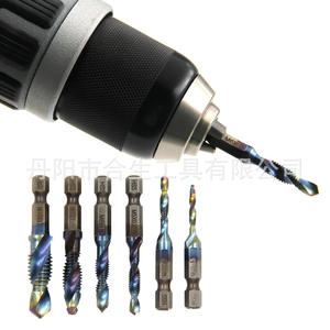Mr <b>Drill</b> Hex Shank Blue Composite Tap Set M3 M4 M5 M6 M8 M10 Hss Metalworking Tool <b>Case</b> - Product Image 4