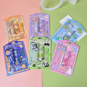 Estuche de Lápices de Dibujos Animados para la Vuelta al Cole, Juego de Papelería de 6 Piezas para Niños y Niñas de Primaria, Regalo Hecho en China - Product Image 1