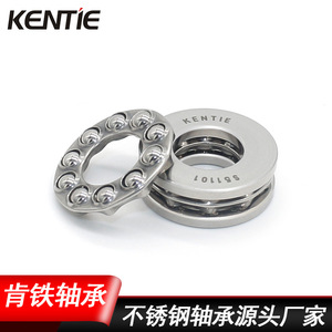 จำหน่ายตลับลูกปืนกันรุนแบบแบนขนาดเล็ก S51101 ทำจากสแตนเลสโดยตรงจากโรงงาน มีจำหน่ายในราคาขายส่ง - Product Image 2