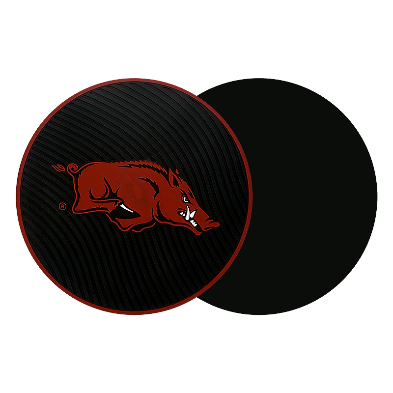 High-Quality PVC Football Team Logo Neoprene Car Cup Holder Coaster - OEM Model HW-PM05