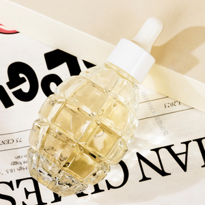 Professionnel personnalisé bon <span class=keywords><strong>prix</strong></span> de <span class=keywords><strong>Grenade</strong></span> forme verre transparent 65ML bouteille de parfum d'huile essentielle - Product Image 4