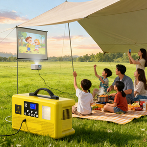 เครื่องกำเนิดไฟฟ้าพลังงานแสงอาทิตย์แบบพกพา LiFePO4 คุณภาพสูง 500W 409.6Wh ยอดขายสูงสุด สำหรับใช้ในบ้าน การเดินทาง และสำรองไฟ - Product Image 1