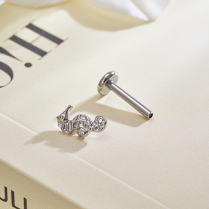 G23 Titan 16G Xỏ Khuyên Tai Đinh Vít Lại Bông Tai De Titanio Ragus Helix Daith Thùy Bông Tai Nội Bộ Chủ Đề Labret - Product Image 4