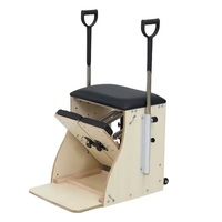 Chaise Wunda de Pilates professionnelle en bois d'érable massif, avec pédale séparée, résistance à ressort et rembourrage de densité, pour la construction de studios et l'exercice