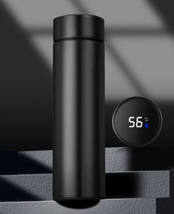 Custom Printed Logo Handheld Stainless Steel Insulated <b>Hot</b>-water Bottle Eco-friendly Led Lid Sports For Innovative Giveaways - Product Image 5