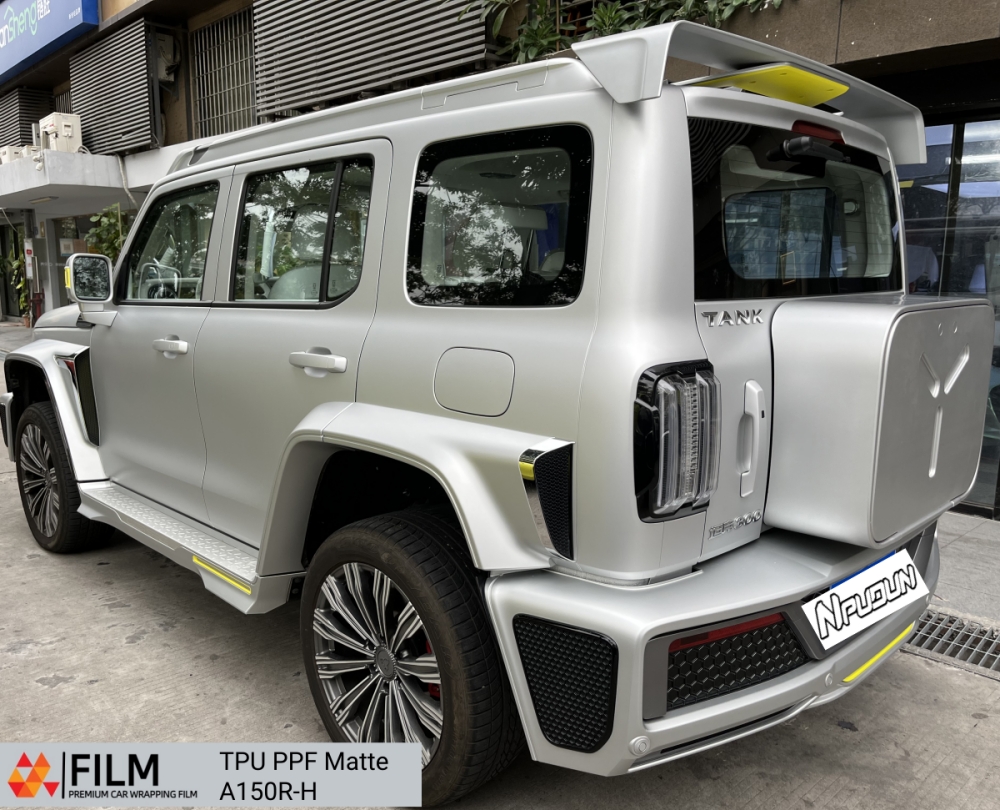 Factory Wholesale 1.52*15m 7.5Mil TPU Matte Vehicle Paint Protection Film Recoverable Self Repair Non-fading Auto Wrapping Vinyl