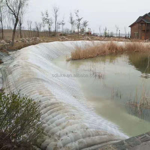 Nehir bankası erozyon kontrolü için dokuma geotekstil beton yatak - Product Image 5