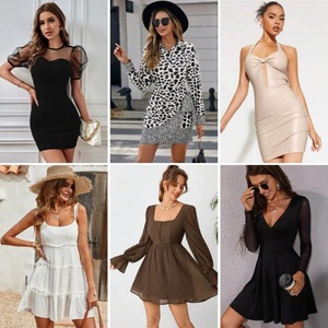Vente en gros de vêtements bohèmes, mode féminine, robe d'été à imprimé western, robe maxi bohème sans manches - Product Image 5