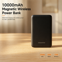 Banque d'alimentation magnétique ChongYue 10000mAh, charge rapide PD 30W, charge sans fil 15W, coque en aluminium, OEM/ODM disponible
