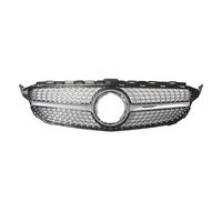 Nouvelle calandre avant en ABS durable pour Mercedes Classe C W205 2019-2021 – Remplacement/Amélioration de la calandre de pare-chocs