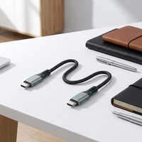 Câble USB Type-C vers Type-C, charge rapide 240W 5A, tressé, PD 3.1, personnalisé, 1m