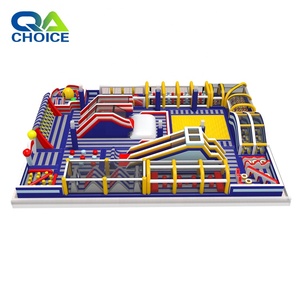 Parque de Atracciones inflable para exteriores, pista de obstáculos gigante, barato - Product Image 3
