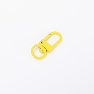 Màu sắc <span class=keywords><strong>Snap</strong></span> móc kim loại Keychain chia vòng chìa khóa với chuỗi DIY Túi Khóa Phụ Kiện Bán buôn Dog Clips D keyrings - Product Image 4