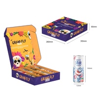 Caja de Cartón Reciclable Ecológica Personalizada para Bebidas Energéticas, Whisky, Café, Refrescos, Embalaje para Envíos