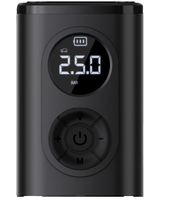 HF213 Gonfleur de pneu portable Compresseur d'air 12V avec écran numérique de batterie Lumière LED d'urgence pour le gonflage des pneus