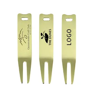 Custom Golf Club Messing Metalen Logo Aangepaste Golf Divot Tool Bulk