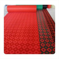 Non-tissé rayé Jacquard tapis salon hôtel couloir scène escaliers bureau salle de sport salle de billard prière activités de mariage tapis