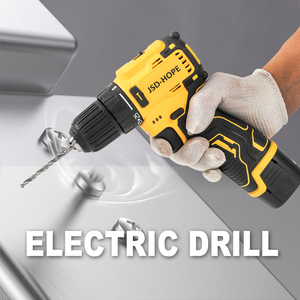 Petite perceuse au lithium multifonctionnelle sans brosse Perceuse à main rechargeable pour la maison avec tournevis, mini perceuse - Product Image 3