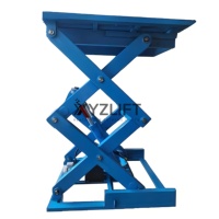 Table élévatrice à ciseaux XYZLIFT avec télécommande, convoyeurs à rouleaux 380V pour entrepôt