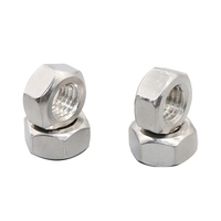 Vente en gros Écrous hexagonaux 3/16 "1/4" 5/16 "3/8" 1/2 "en acier inoxydable SUS304 316 Écrou hexagonal ASME B18.2.2.4