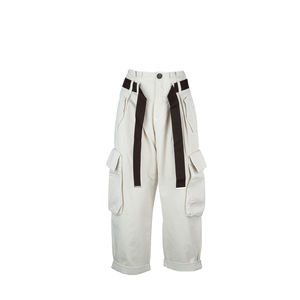 กางเกงขายาวสีขาว, สีดำ - Product Image 1