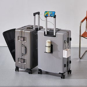 <span class=keywords><strong>Valigia</strong></span> <span class=keywords><strong>valigia</strong></span> con telaio in alluminio Vintage personalizzata 20 pollici di medie dimensioni <span class=keywords><strong>valigia</strong></span> Trolley <span class=keywords><strong>valigia</strong></span> - Product Image 5