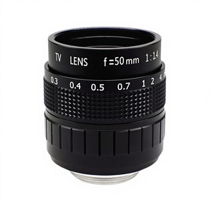เลนส์อุตสาหกรรมขนาด 50 มม., 2/3 นิ้ว, แบบ C-mount, รูรับแสงแบบแมนนวล, กล้องอุตสาหกรรมสำหรับการมองเห็นด้วยเครื่องจักร, แบบไม่มีกระจกสะท้อน, เลนส์ FA M964 - Product Image 1