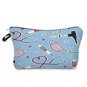 Bolsa de Cosméticos Divertida con Diseño de Cardiología, Regalo para Médico o Enfermera, No Sea Tachicardio, Regalo de Graduación de Enfermería, Bolsa de Enfermera para Tachicardia - Product Image 3