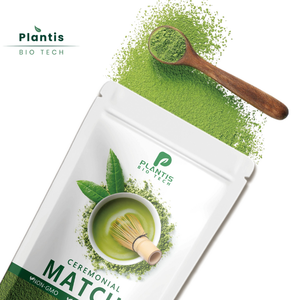 ผงชาเขียวมัทฉะออร์แกนิกเกรดอาหาร เกรดพิธีกรรม บรรจุภัณฑ์กล่องสุญญากาศ แบรนด์ส่วนตัว ขนาดเล็ก - Product Image 2
