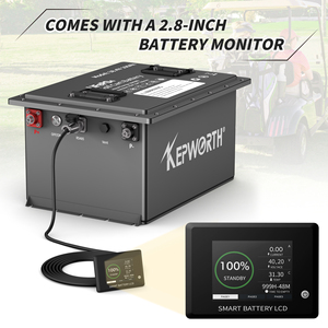 2025 nouveauté Kepworth 36v 48v 100ah lifepo4 lithium ion <span class=keywords><strong>golt</strong></span> chariot batterie avec forte 200A BMS batterie de chariot de golf à cycle profond - Product Image 3