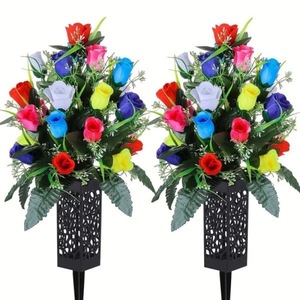 Jarrón Conmemorativo para Cementerio, Soporte para <span class=keywords><strong>Flores</strong></span> en Tumba, Memobloom, para Exteriores - Product Image 2