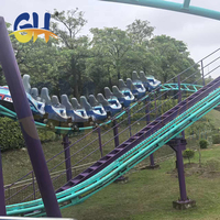 Manège familial conçu pour une expérience fluide sur rail dans les projets de parcs d'attractions commerciaux