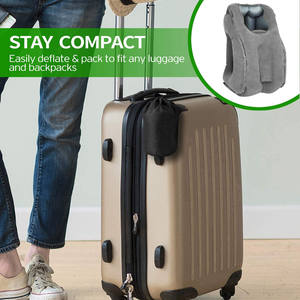 हवाई जहाज के लिए आराम Inflatable यात्रा तकिया, गर्दन सिर को आराम तकिया के लिए लंबी सो पर हवाई जहाज उड़ान Inflatable तकिए - Product Image 4