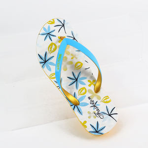 Sandales d'été colorées pour femmes, <span class=keywords><strong>tongs</strong></span> plates, usine chinoise - Product Image 3